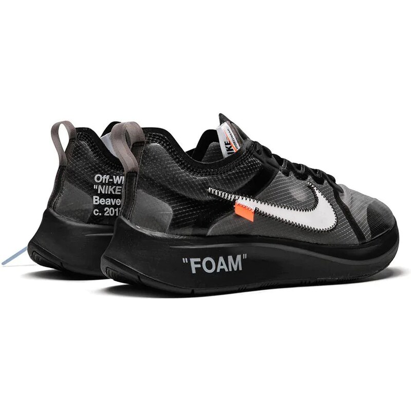 nike zoom fly off white nere