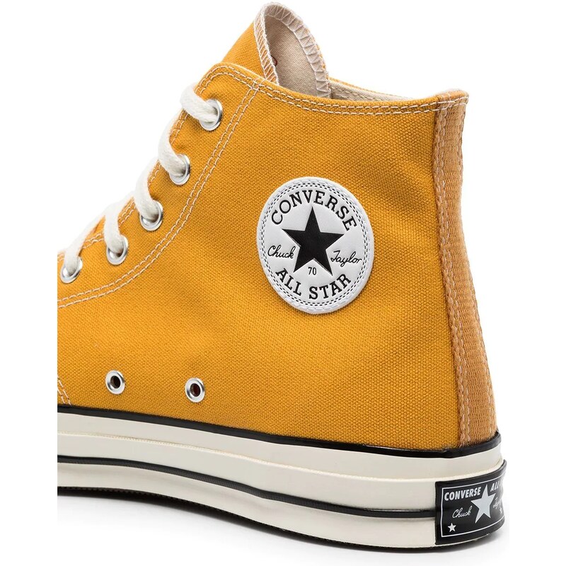 converse gialle in gomma
