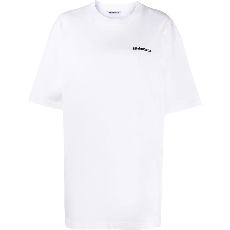 Balenciaga t-shirt oversize con stampa - di colore bianco farfetch magliette  oversize bianco - Stileo.it